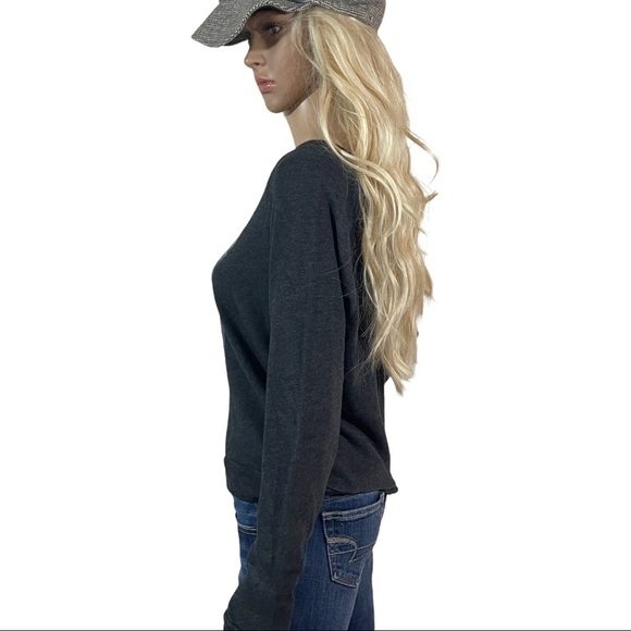 Obey charcoal gray lightweight sweatshirt - Picture 4 of 8